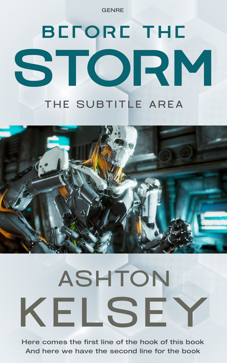 2D view of Premade Science Fiction Book Cover - Plantation