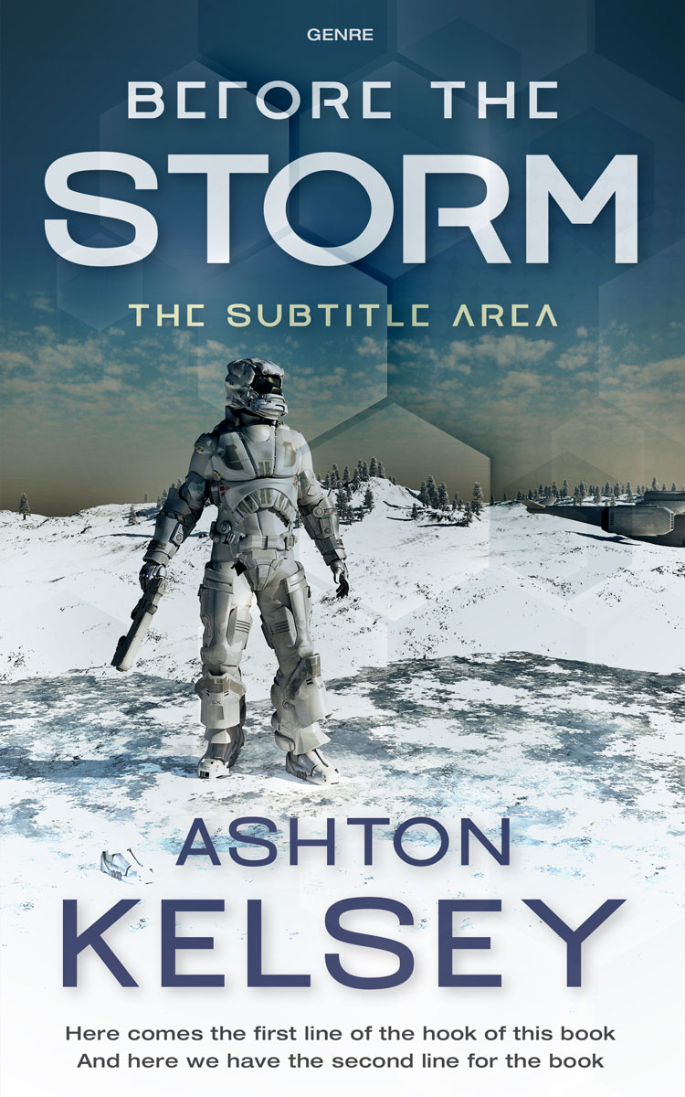 2D view of Premade Science Fiction Book Cover - Fiord