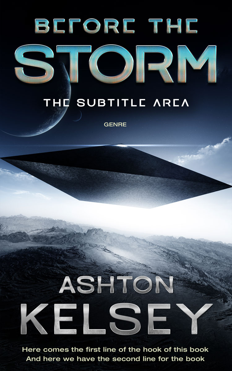 2D view of Premade Science Fiction Book Cover - Loblolly