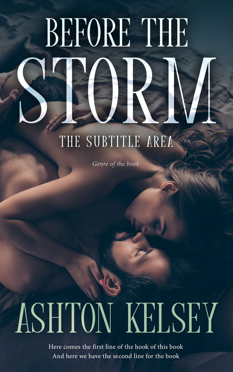 2D view of Premade Erotica Book Cover - Ebony Clay