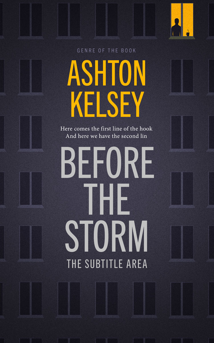 2D view of Premade Literary Fiction Book Cover - Charade