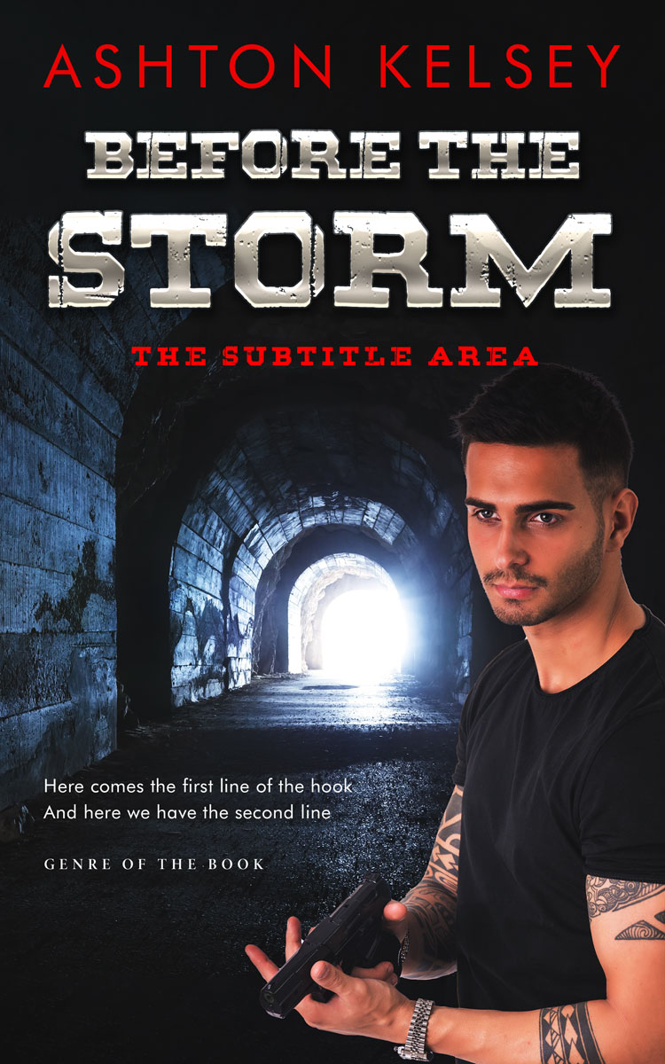 2D view of Premade Mystery & Thriller & Suspense Book Cover - Shark