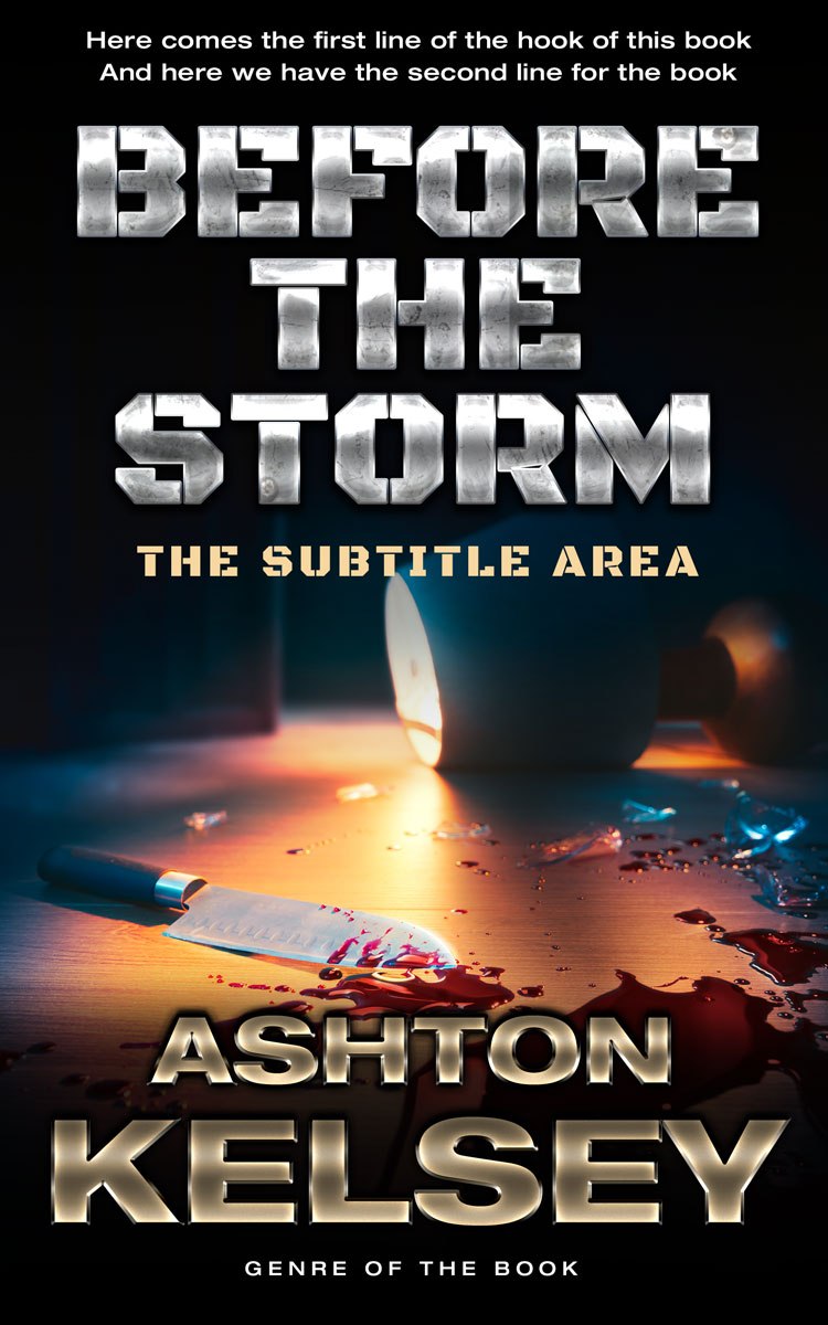 2D view of Premade Mystery & Thriller & Suspense Book Cover - Indian Khaki