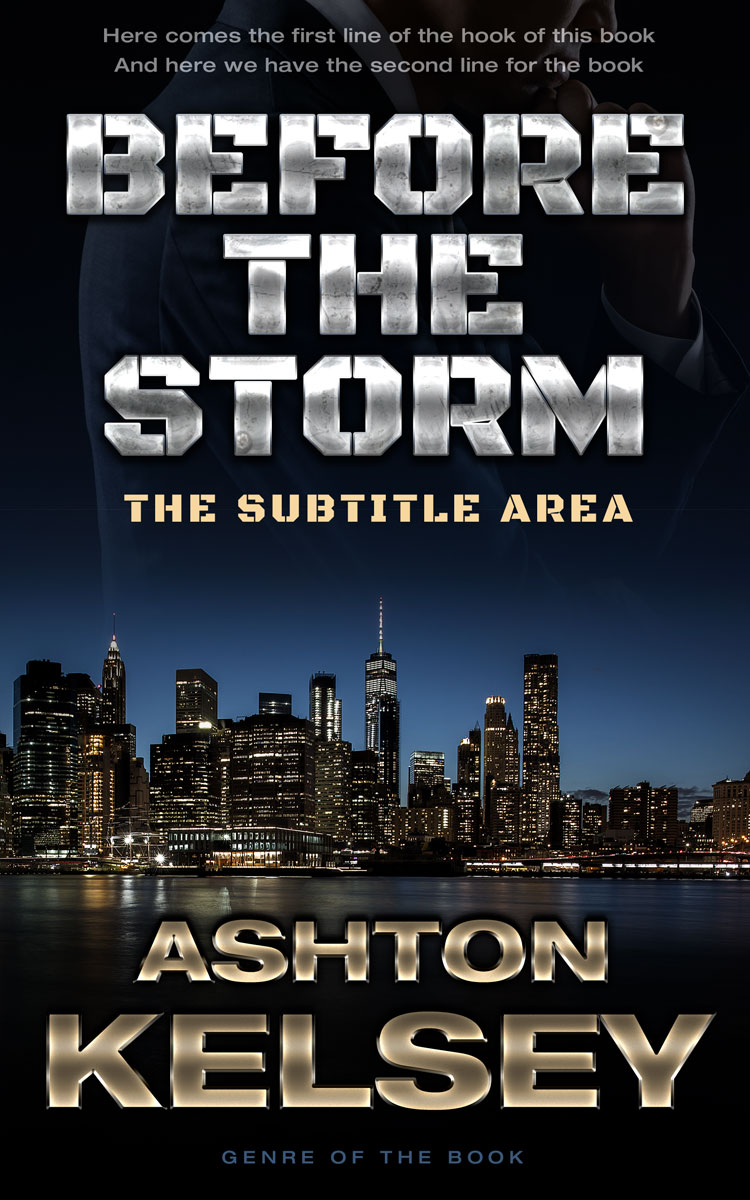 2D view of Premade Mystery & Thriller & Suspense Book Cover - Bunker