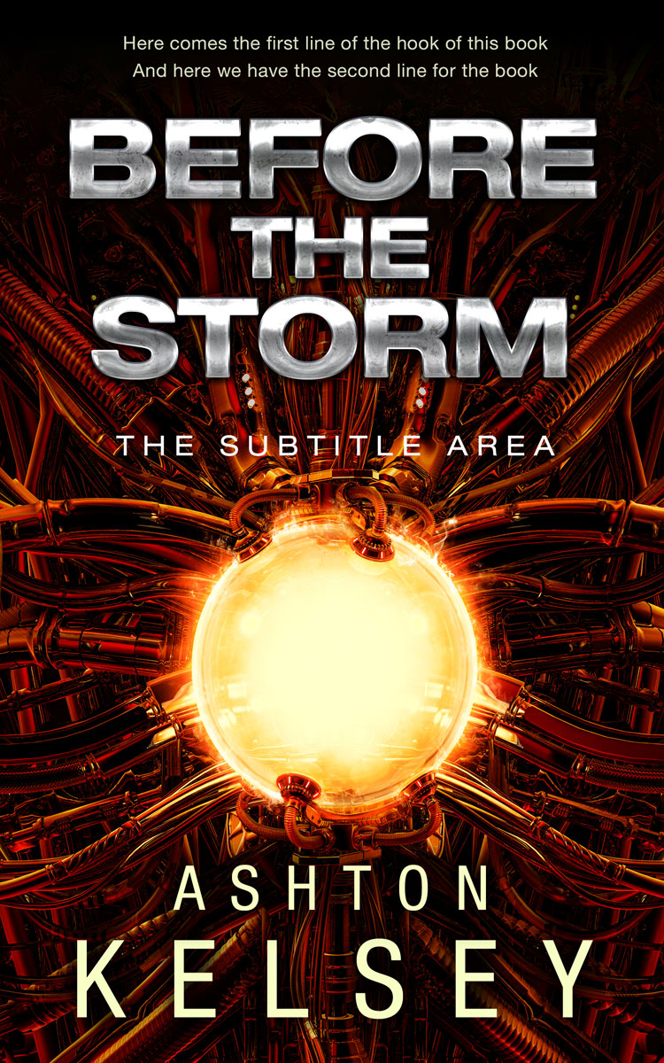 2D view of Premade Science Fiction Book Cover - Tumbleweed