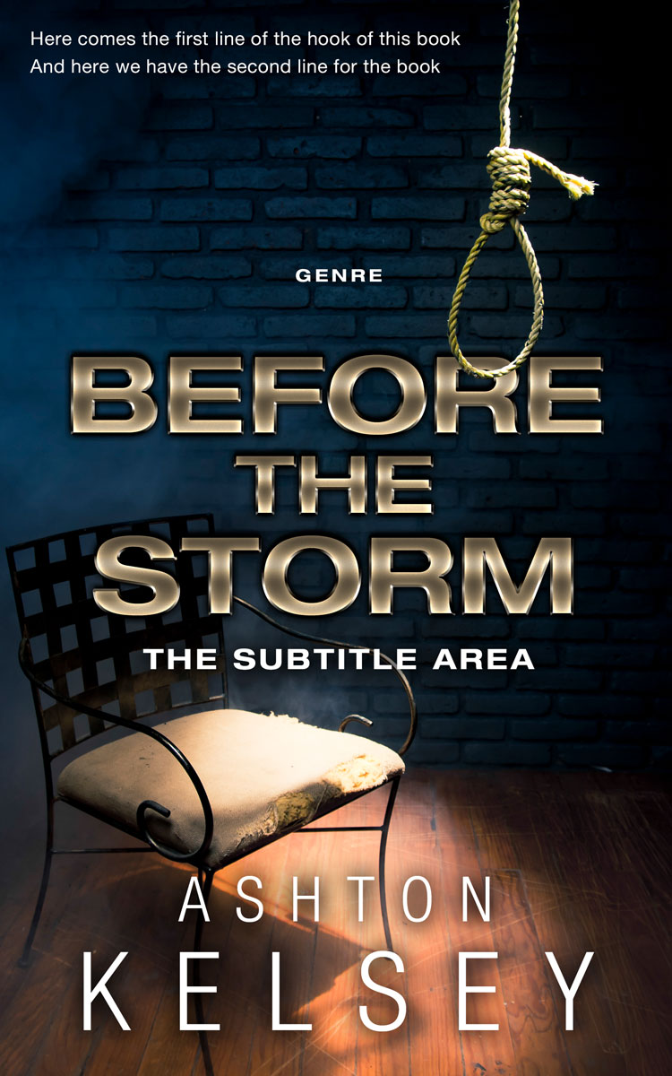 2D view of Premade Mystery & Thriller & Suspense Book Cover - Bunker