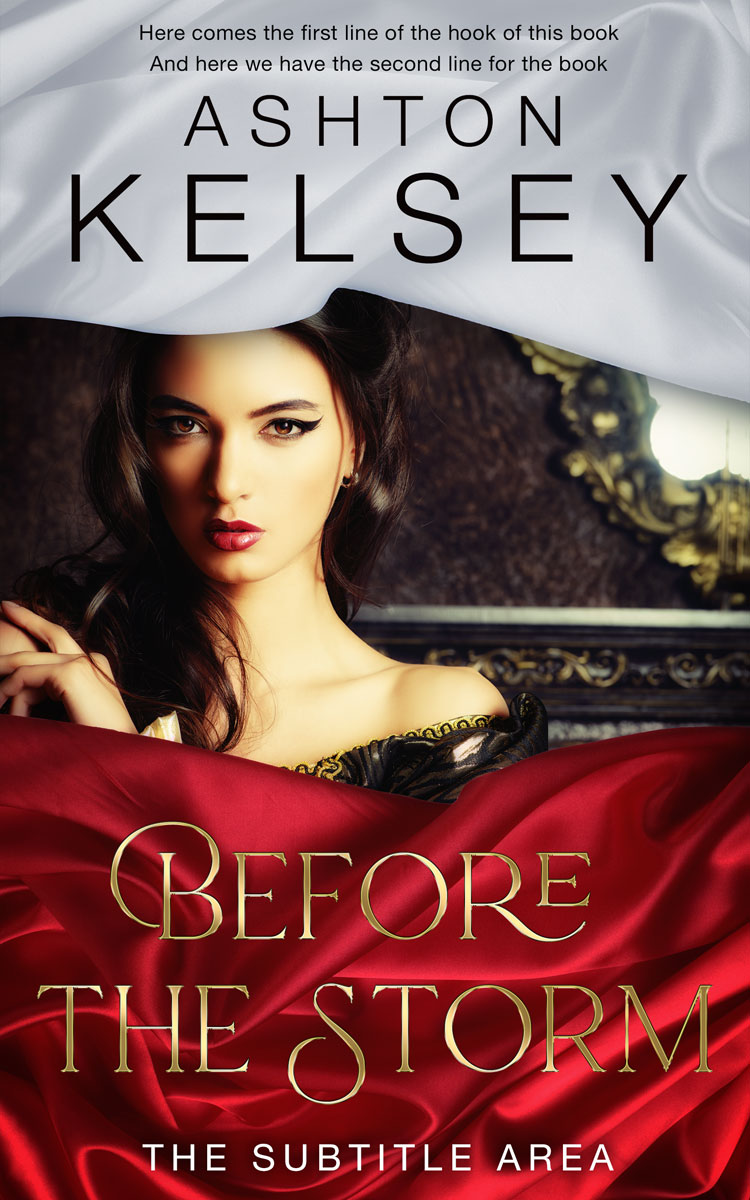 2D view of Premade Historical Book Cover - Persian Plum