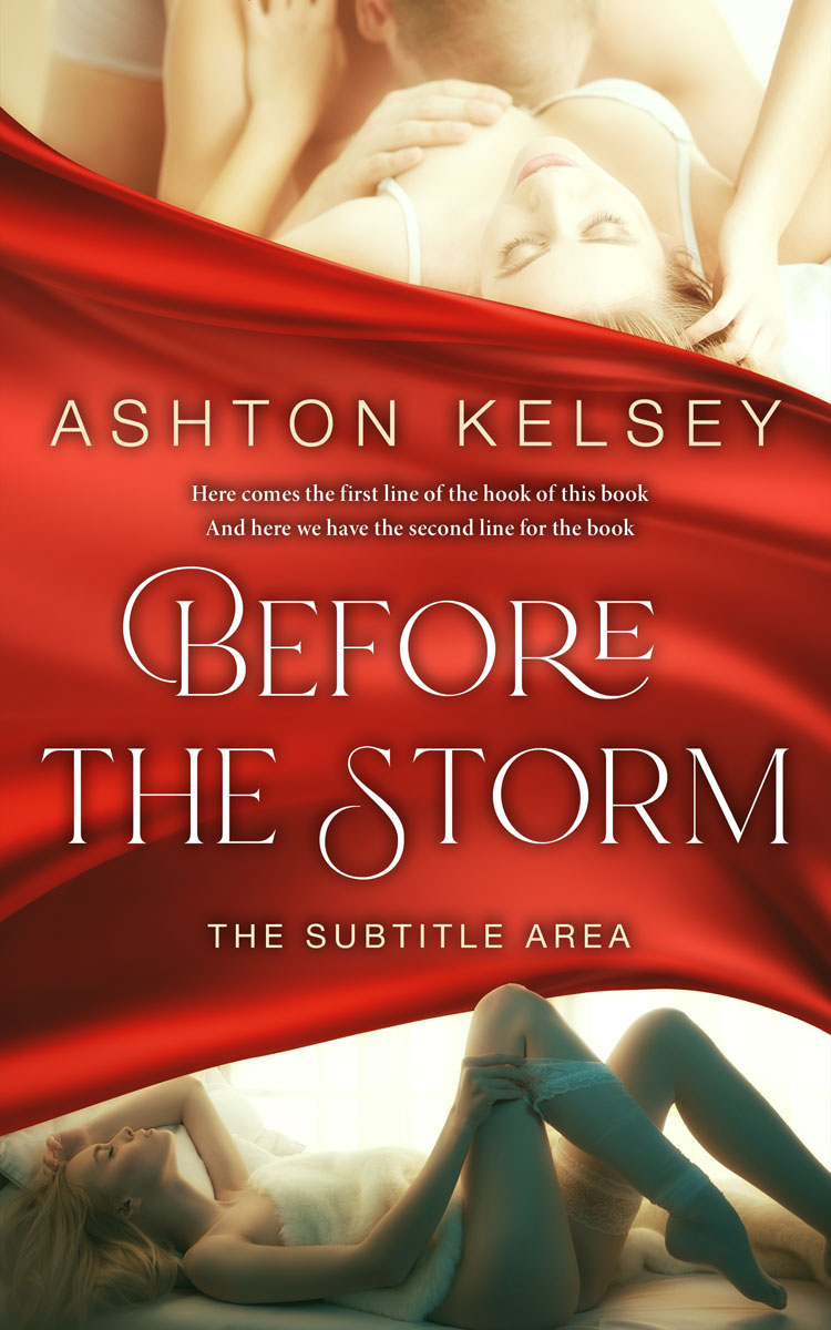 2D view of Premade Erotica Book Cover - Raffia