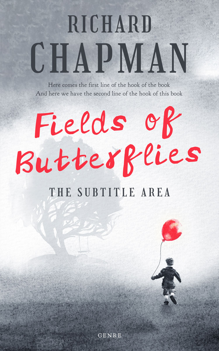 2D view of Premade Surreal Book Cover - Iron