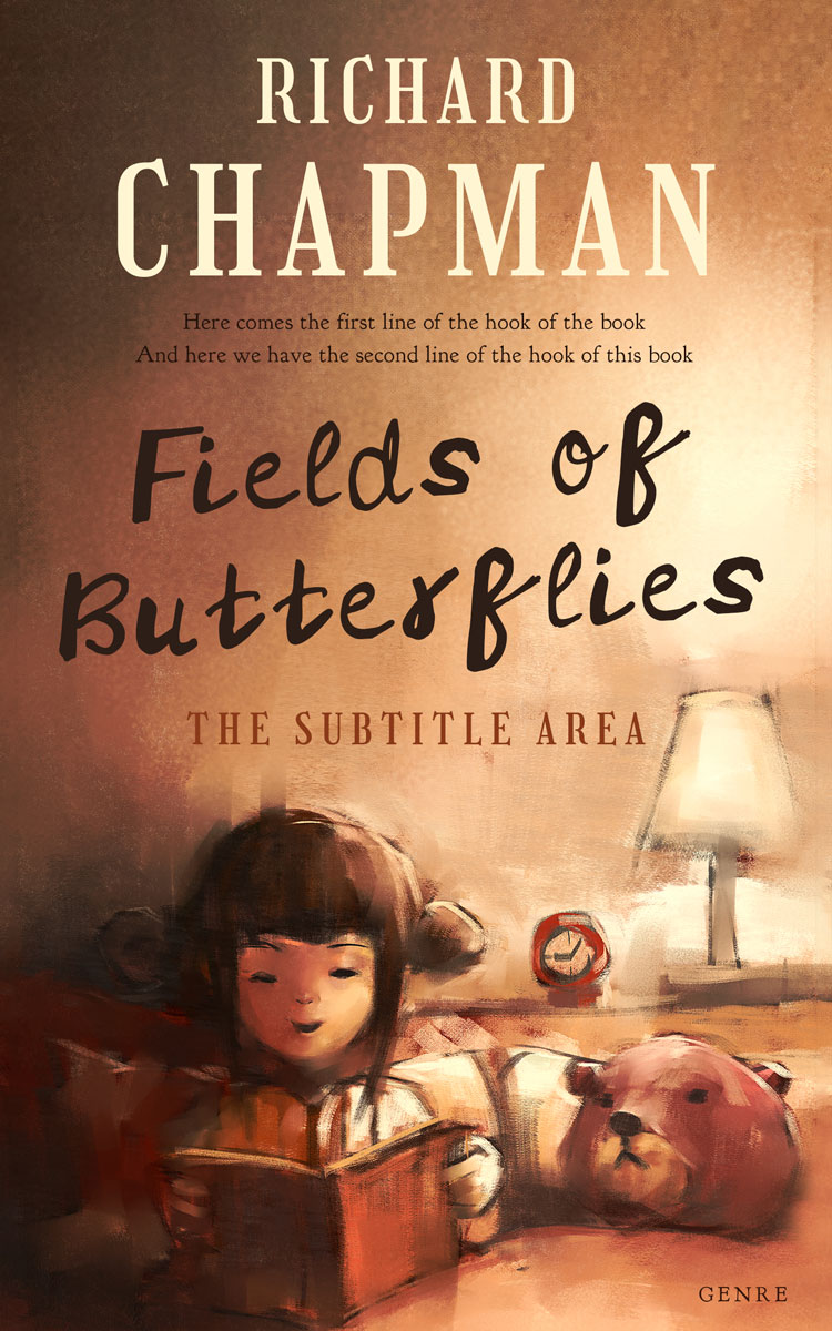 2D view of Premade Teen & Young Adult Book Cover - Santa Fe