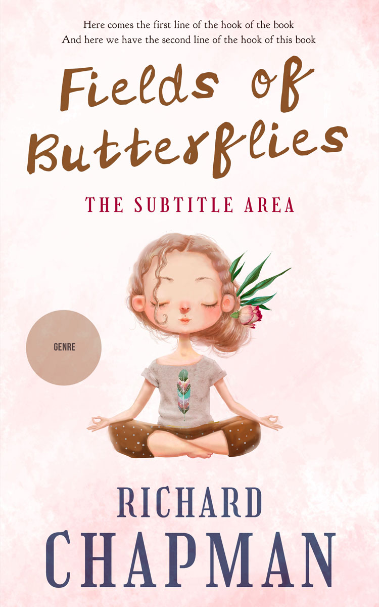 2D view of Premade Health & Mind & Body Book Cover - Fantasy