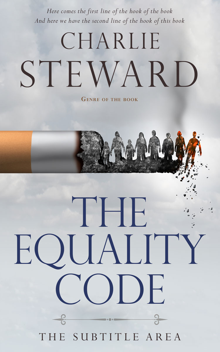 2D view of Premade Health & Dieting & Fitness Book Cover - Iron