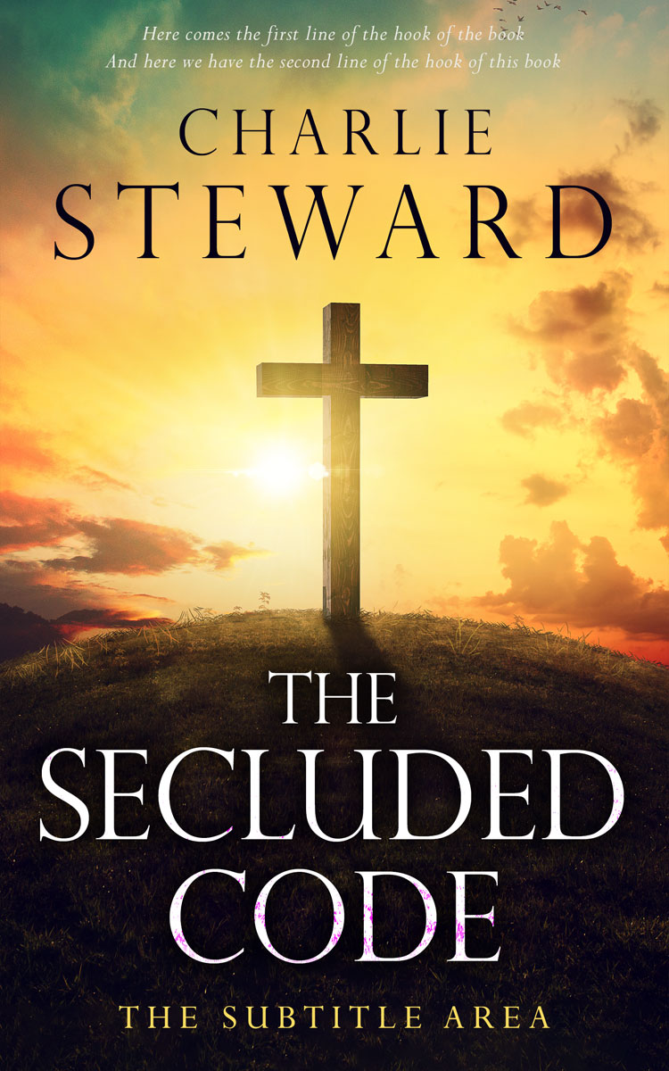 2D view of Premade Religion & Spirituality Book Cover - Thunder