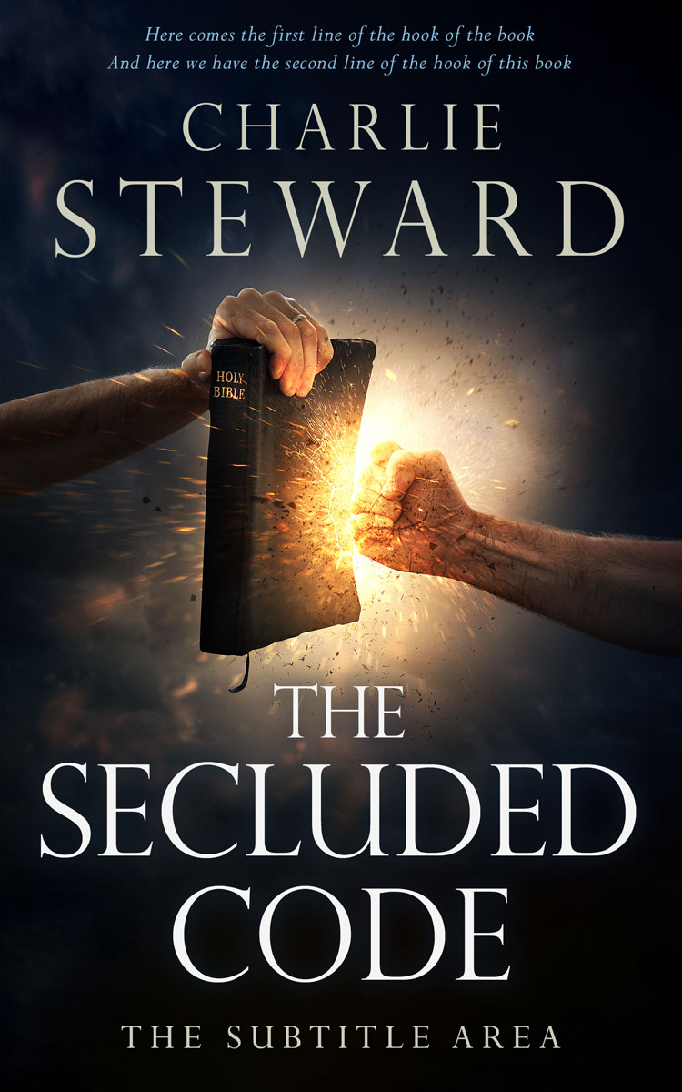 2D view of Premade Religion & Spirituality Book Cover - Shark