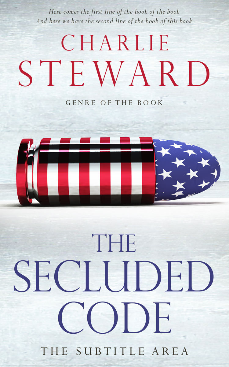 2D view of Premade Action & Adventure Book Cover - Mystic