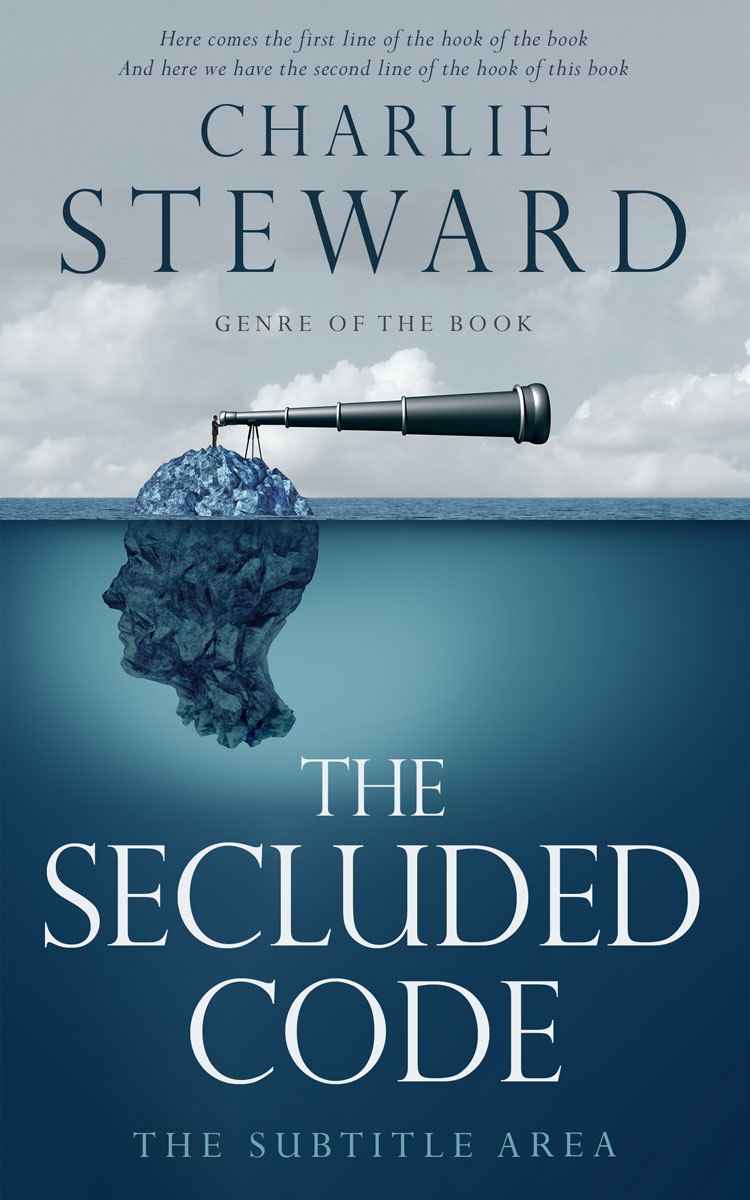 2D view of Premade Surreal Book Cover - Cello