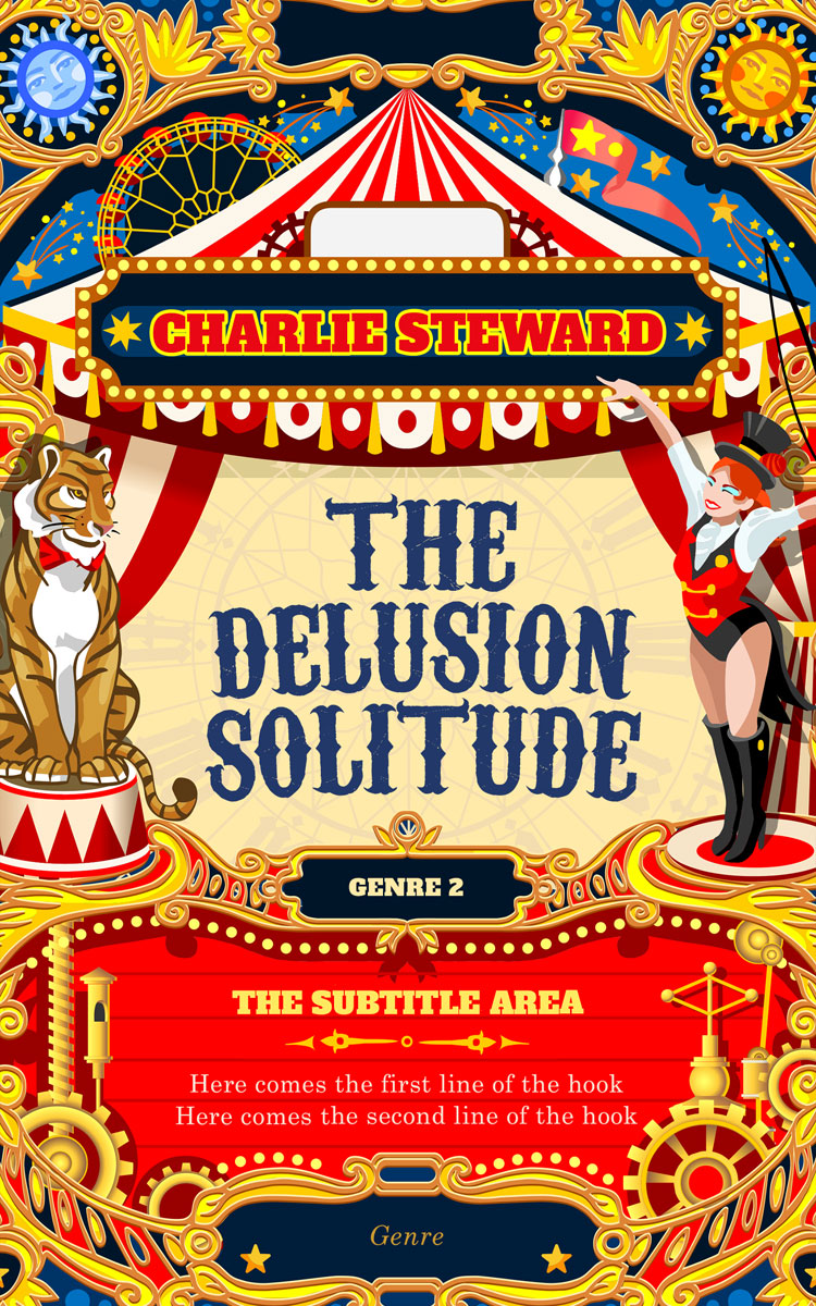 2D view of Premade Fantasy Book Cover - Big Stone