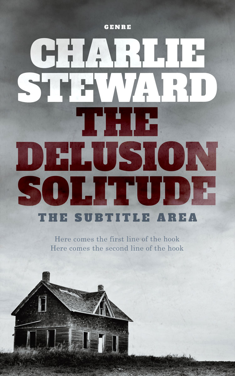 2D view of Premade Horror Book Cover - Silver Sand