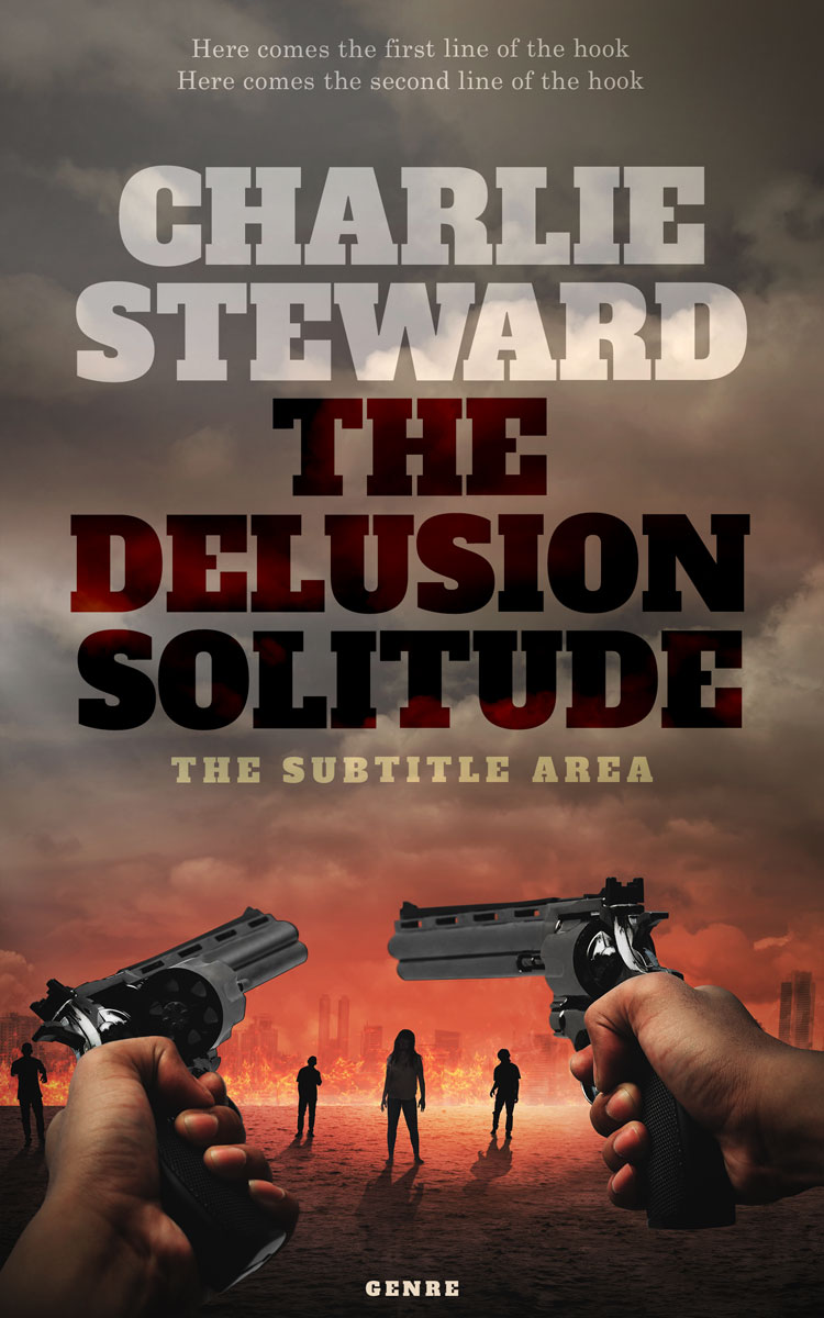 2D view of Premade Apocalyptica Book Cover - Kabul