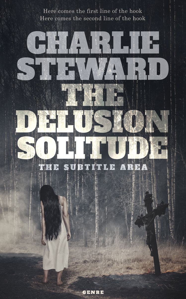 2D view of Premade Horror Book Cover - Tuna