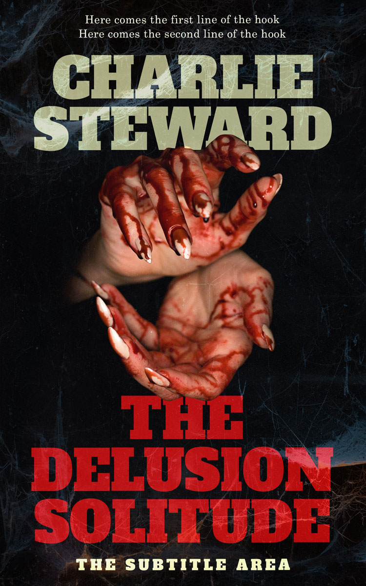 2D view of Premade Horror Book Cover - Cod Gray