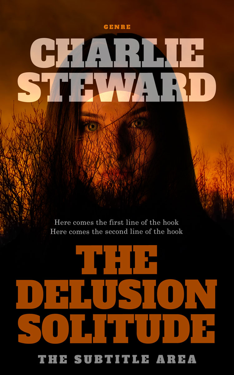 2D view of Premade Horror Book Cover - Tuscany