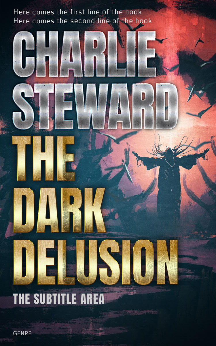 2D view of Premade Fantasy Book Cover - Cameo