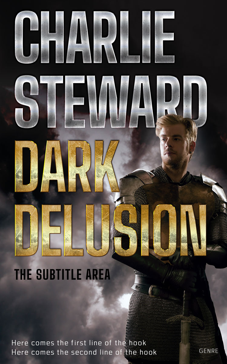 2D view of Premade Fantasy Book Cover - Coral Reef