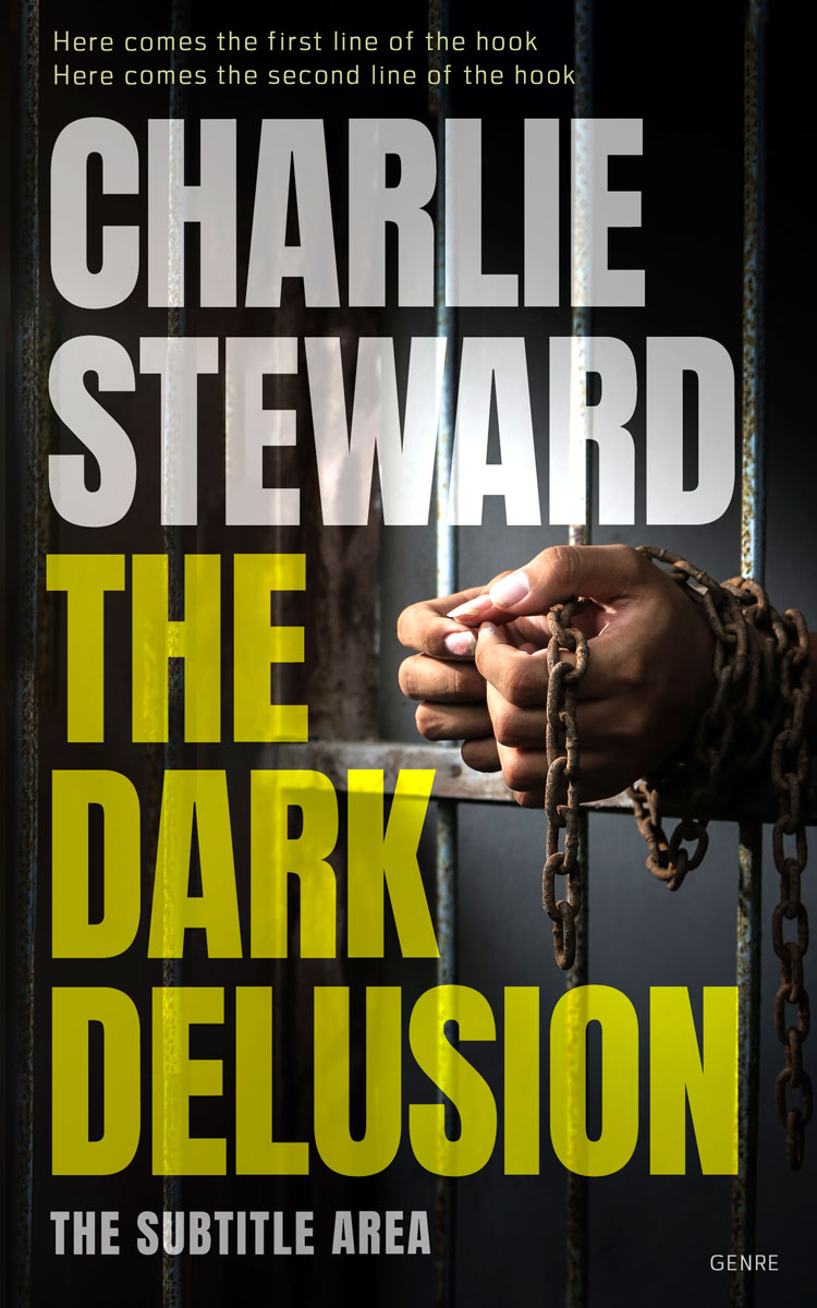 2D view of Premade Mystery & Thriller & Suspense Book Cover - Cod Gray