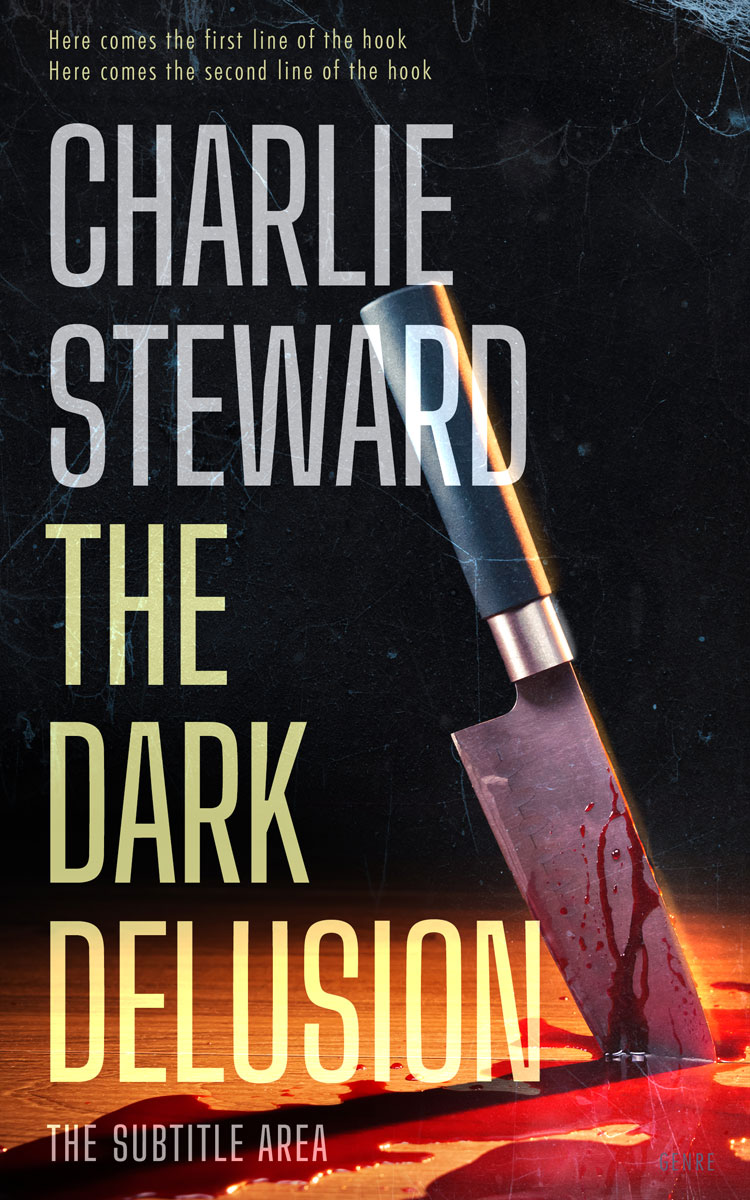 2D view of Premade Mystery & Thriller & Suspense Book Cover - Thunder