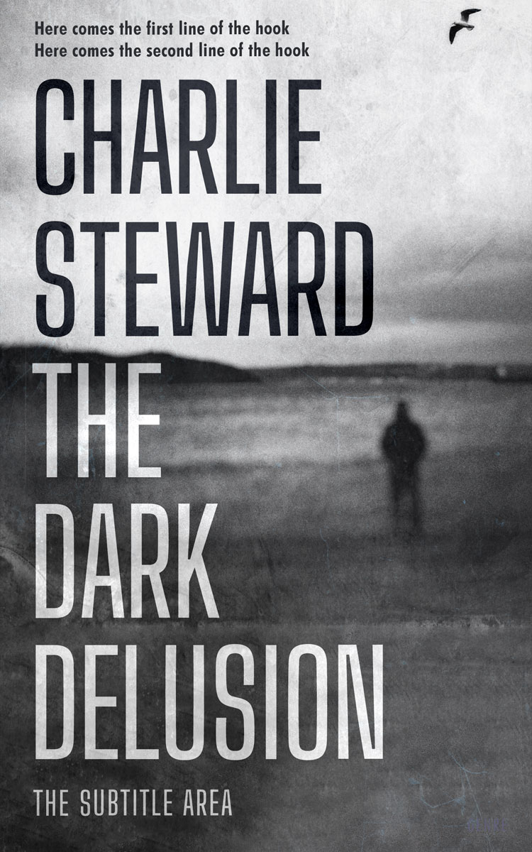 2D view of Premade Abstract Book Cover - Iron