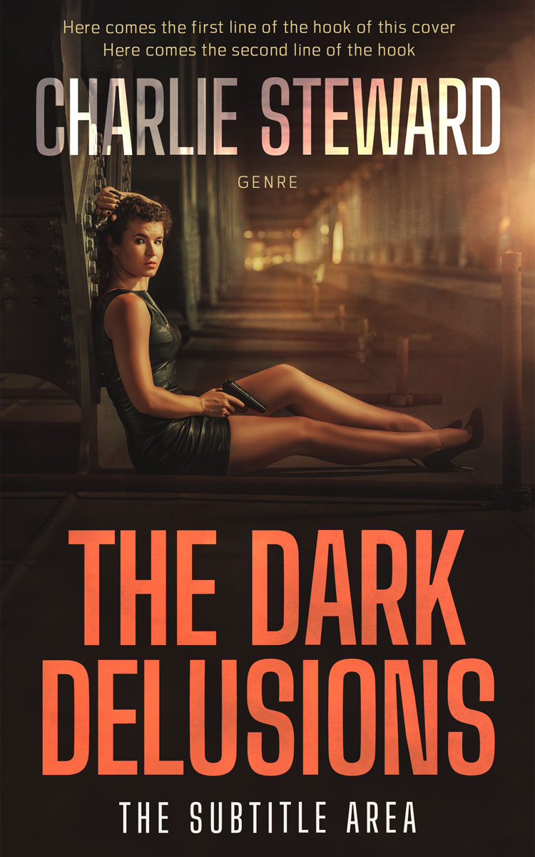 2D view of Premade Mystery & Thriller & Suspense Book Cover - Zeus