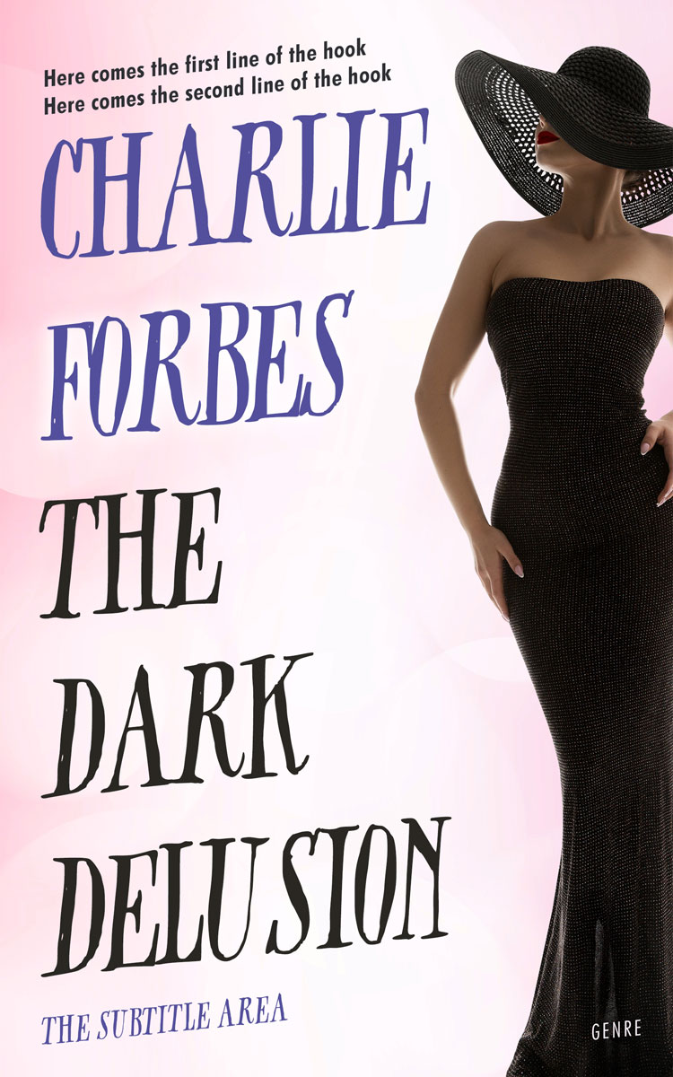 2D view of Premade Romance Book Cover - Amour