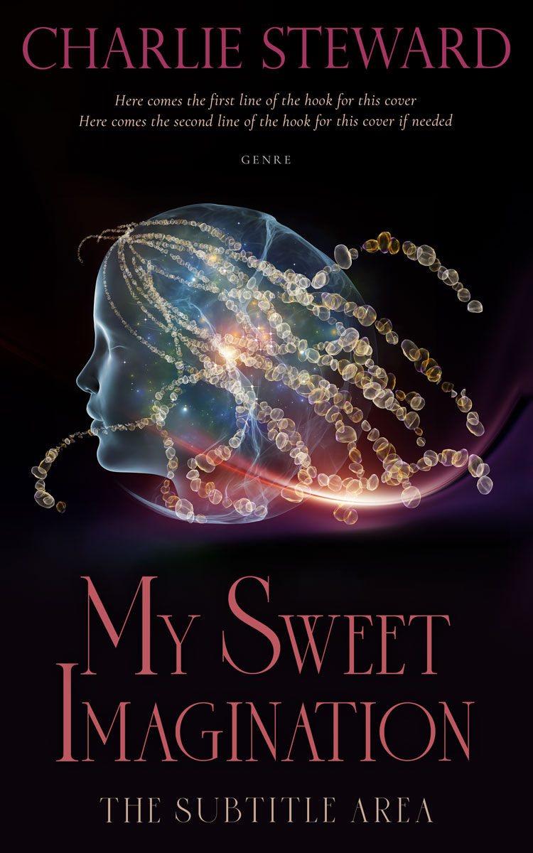 2D view of Premade Surreal Book Cover - Cinder