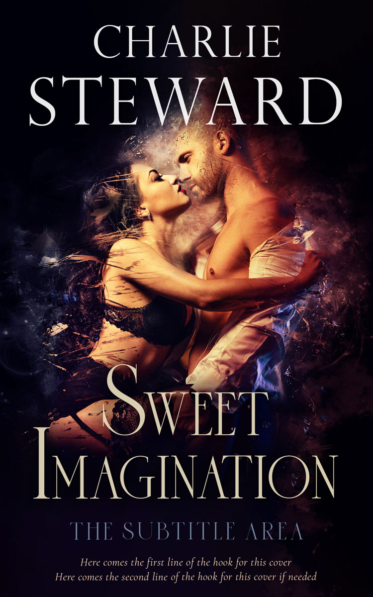 2D view of Premade Erotica Book Cover - Whiskey