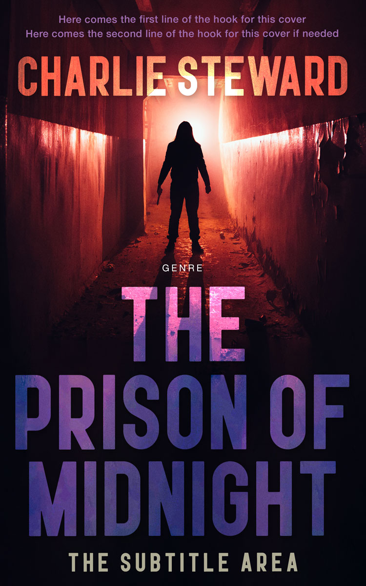 2D view of Premade Mystery & Thriller & Suspense Book Cover - Revolver