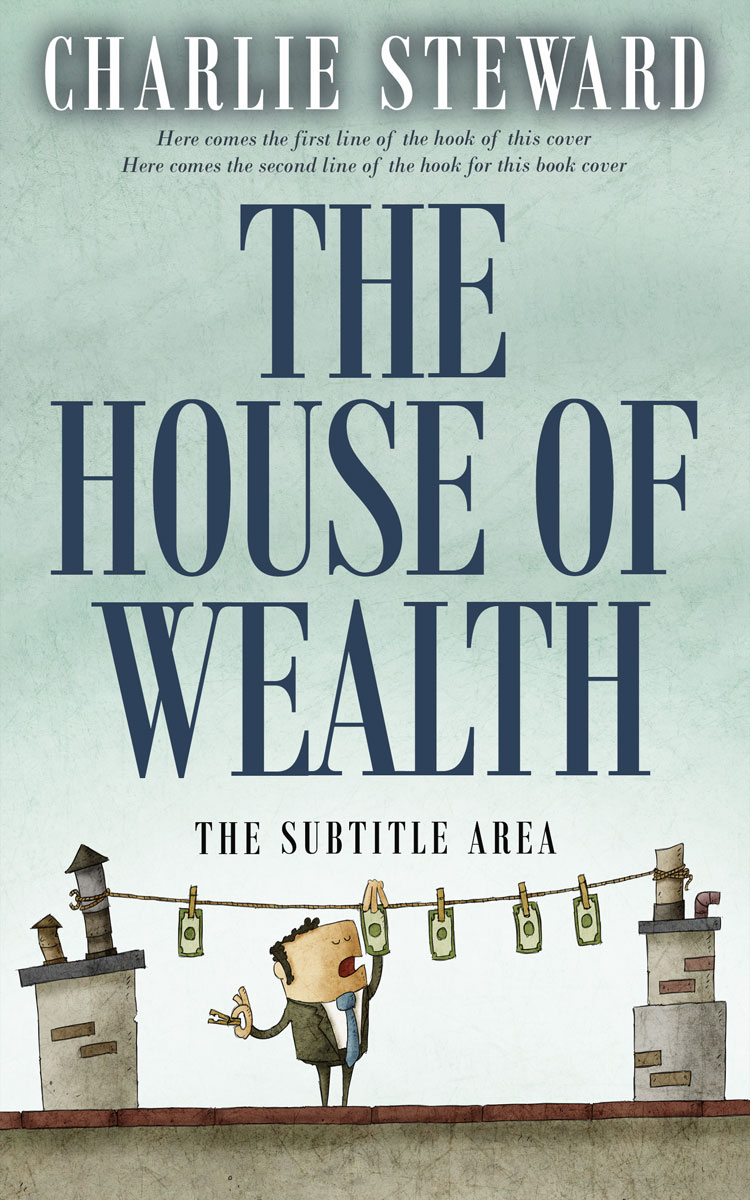 2D view of Premade Business Book Cover - Conch