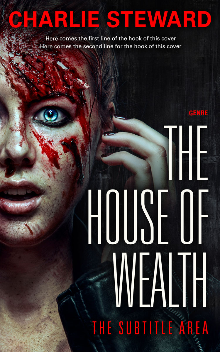 2D view of Premade Horror Book Cover - Eunry