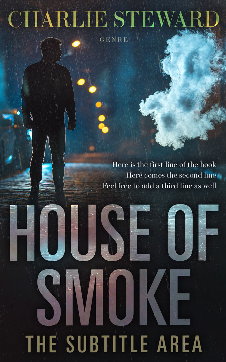 2D view of Premade Mystery & Thriller & Suspense Book Cover - Shark