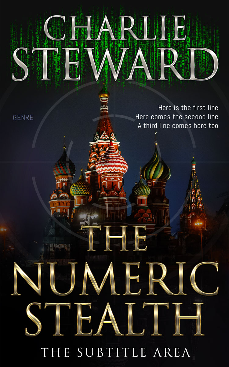 2D view of Premade Mystery & Thriller & Suspense Book Cover - Woodsmoke