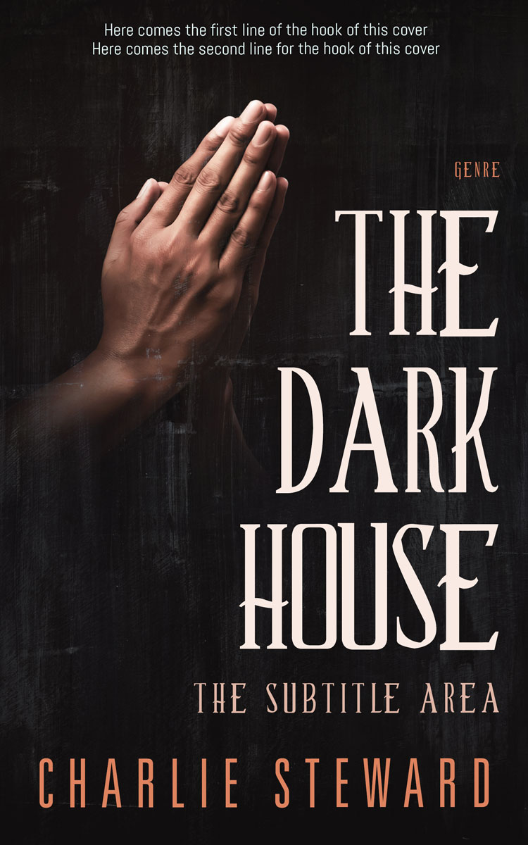 2D view of Premade Religion & Spirituality Book Cover - Cod Gray