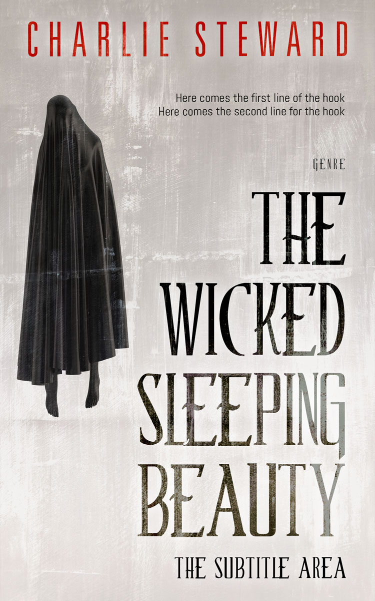 2D view of Premade Horror Book Cover - Swiss Coffee