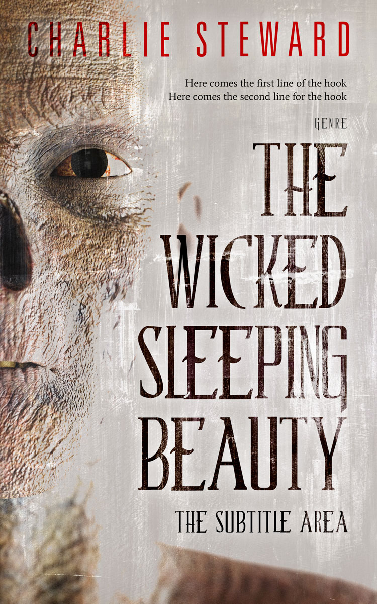 2D view of Premade Mystery & Thriller & Suspense Book Cover - Silver Rust