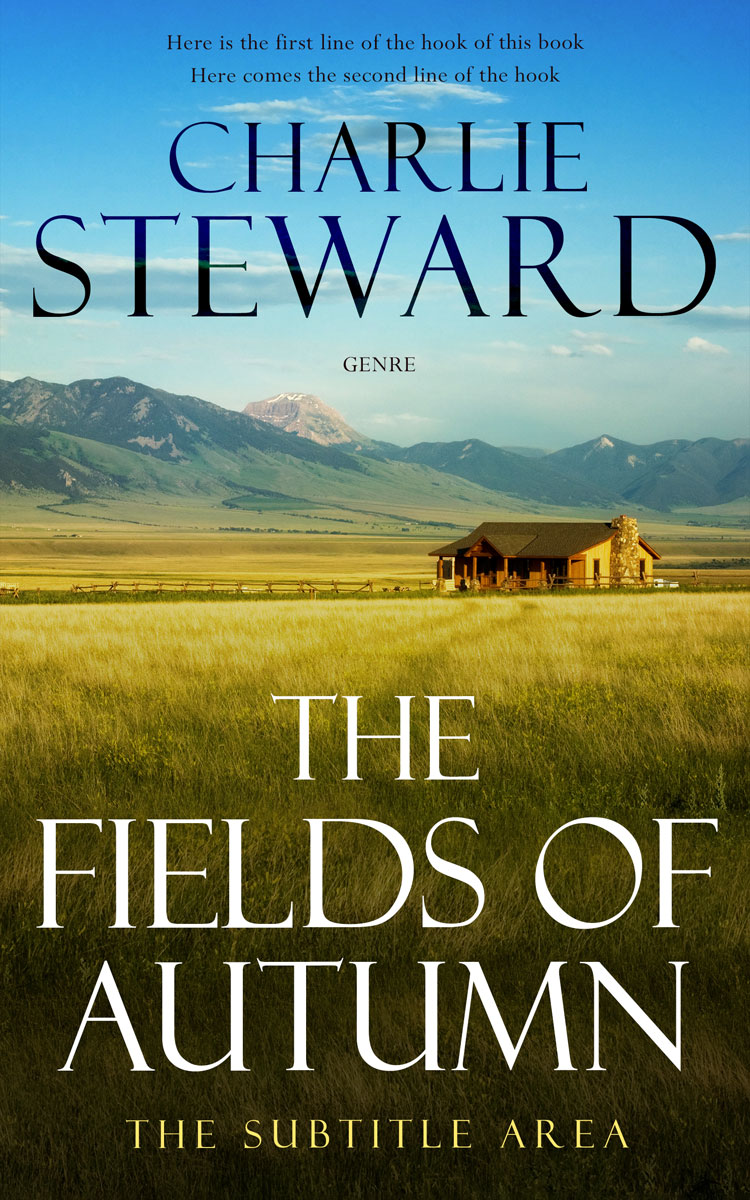 2D view of Premade Western Book Cover - Camouflage