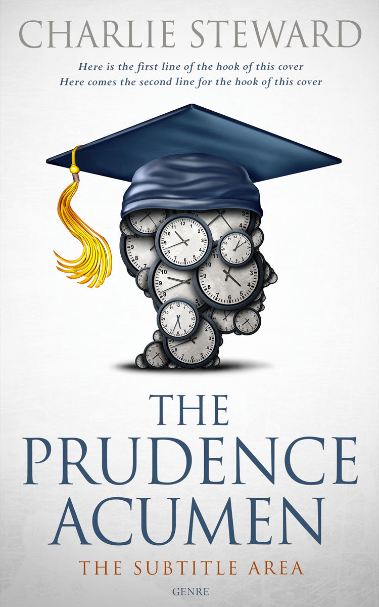 2D view of Premade Education Book Cover - Pickled Bluewood