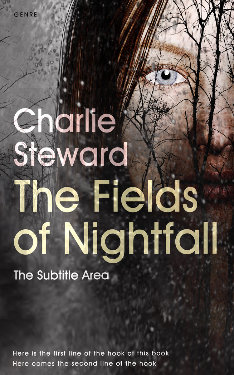 2D view of Premade Horror Book Cover - Dune