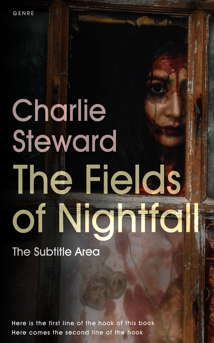 2D view of Premade Horror Book Cover - Zeus