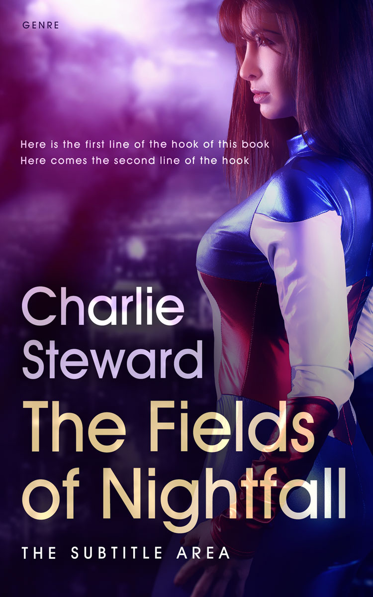 2D view of Premade Science Fiction Book Cover - Thistle