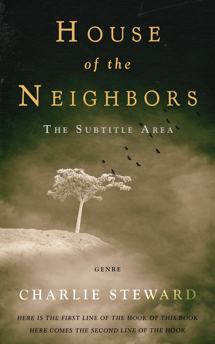 2D view of Premade Apocalyptica Book Cover - Birch