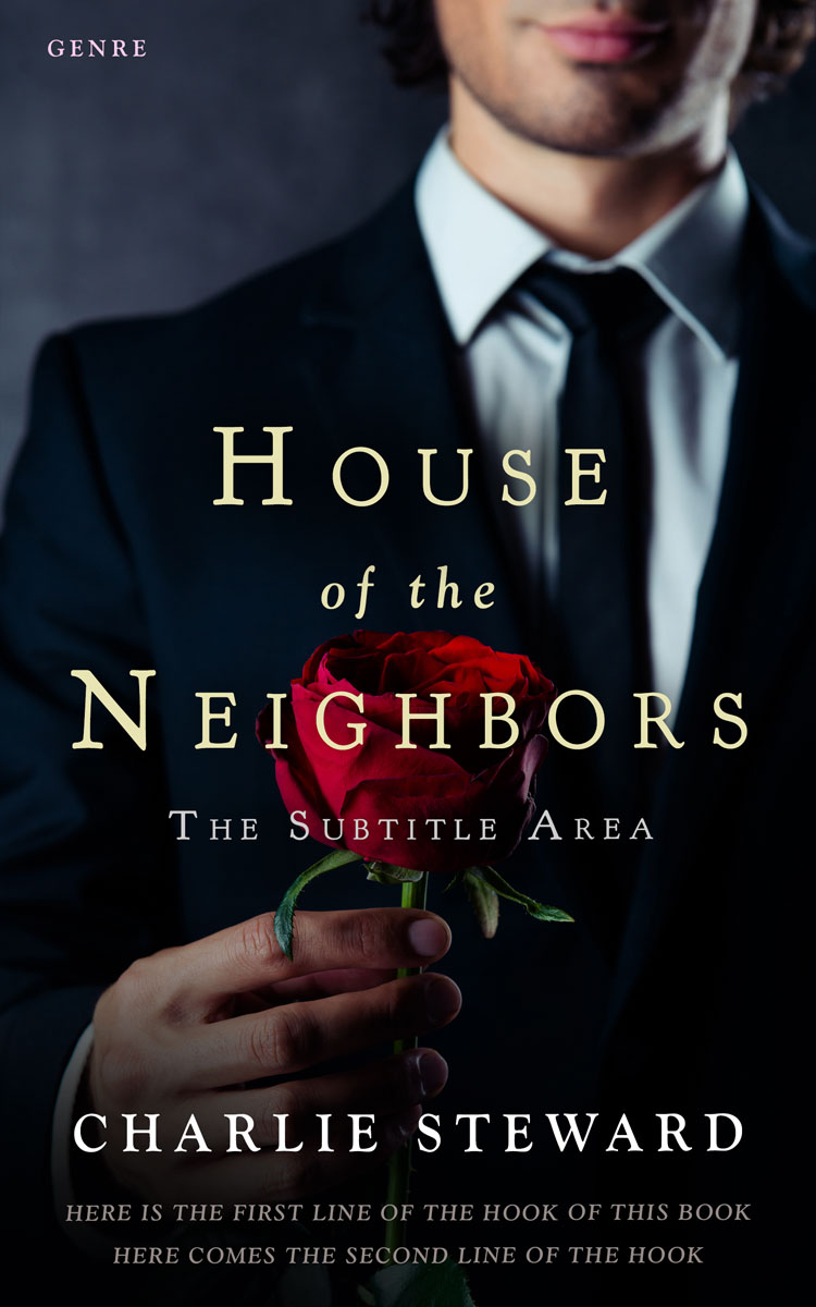 2D view of Premade Romance Book Cover - Woodsmoke